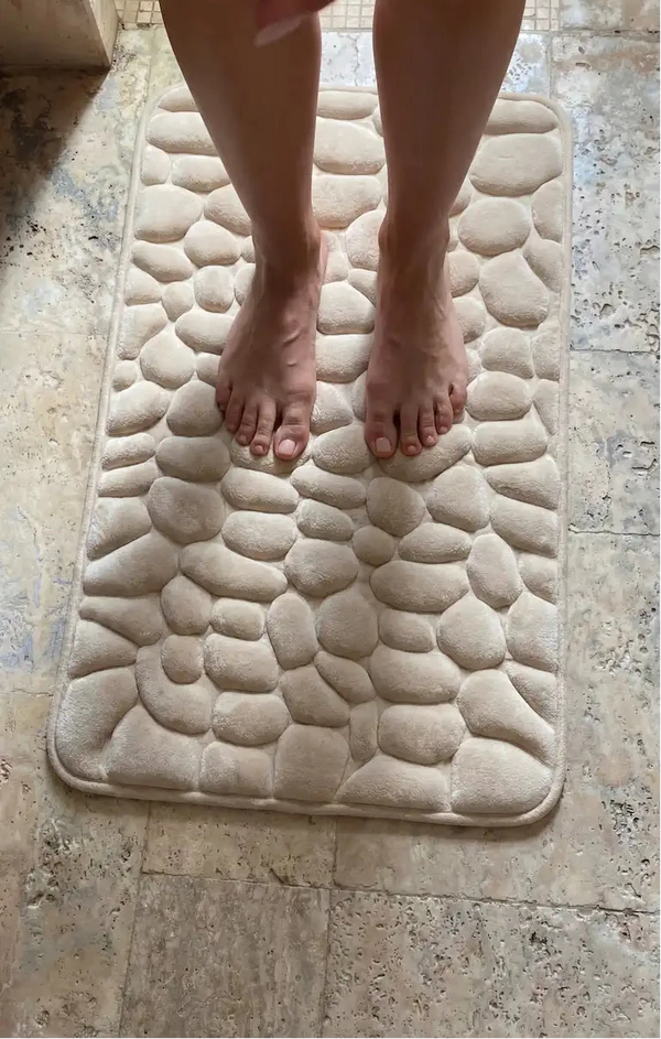 Tapis de bain galet