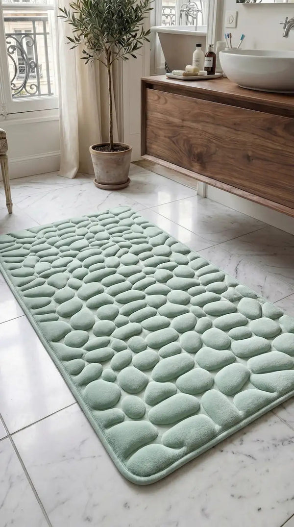 Tapis de bain galet