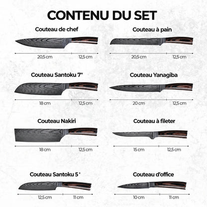 Set de couteaux Homyria