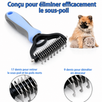 Outil de démêlage professionnel pour chiens et chats – Doux, efficace et pour une maison sans poils HappyPets