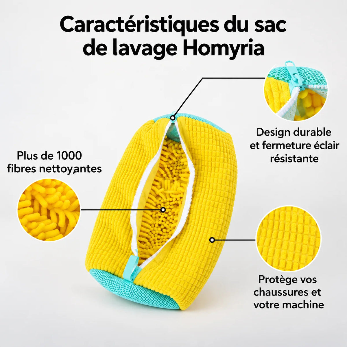 Sac de lavage pour chaussures Homyria Homyria