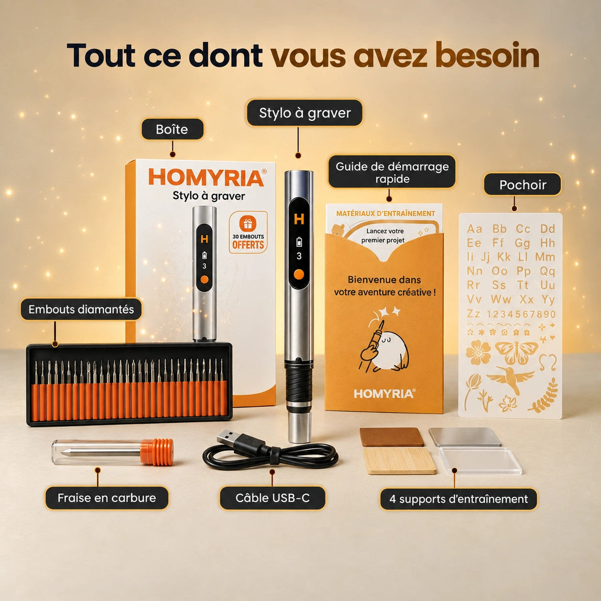 Stylo à graver Homyria