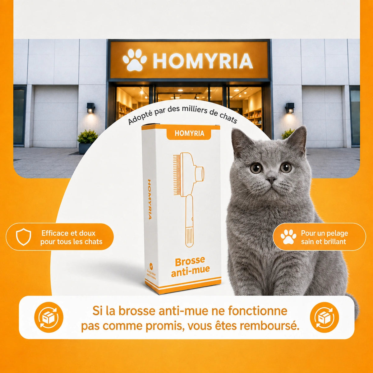 Brosse anti-mue Homyria Homyria
