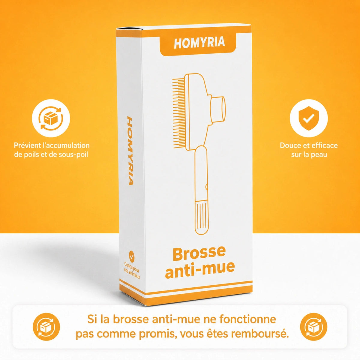 Brosse anti-mue Homyria Homyria