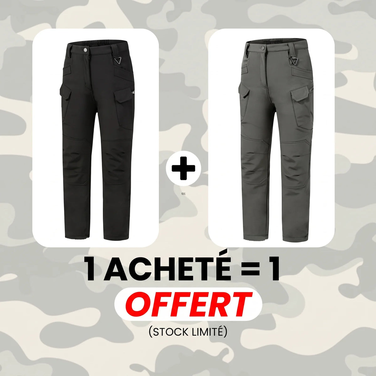 Pantalon de travail doublé polaire imperméable Homyria