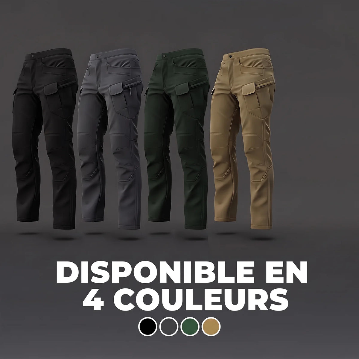 Pantalon de travail doublé polaire imperméable Homyria