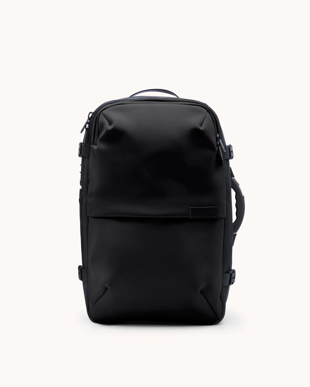 Sac à dos de voyage sous vide Homyria noir – vue de face