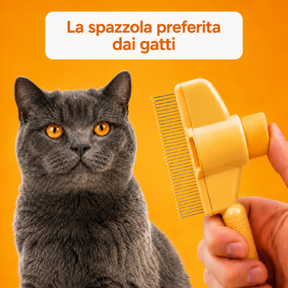 Spazzola Homyria per il sottopelo dei gatti