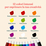 12 colori ad acquerello