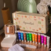 Vollständiges Mini-Aquarellset