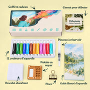 Contenu du kit avec carnet pour débutants