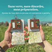 Pinceau à réservoir sans verre d’eau