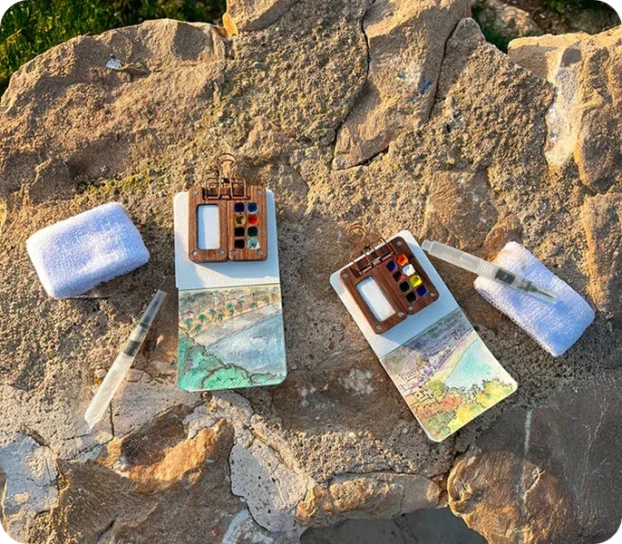 Bild des Mini-Aquarellsets