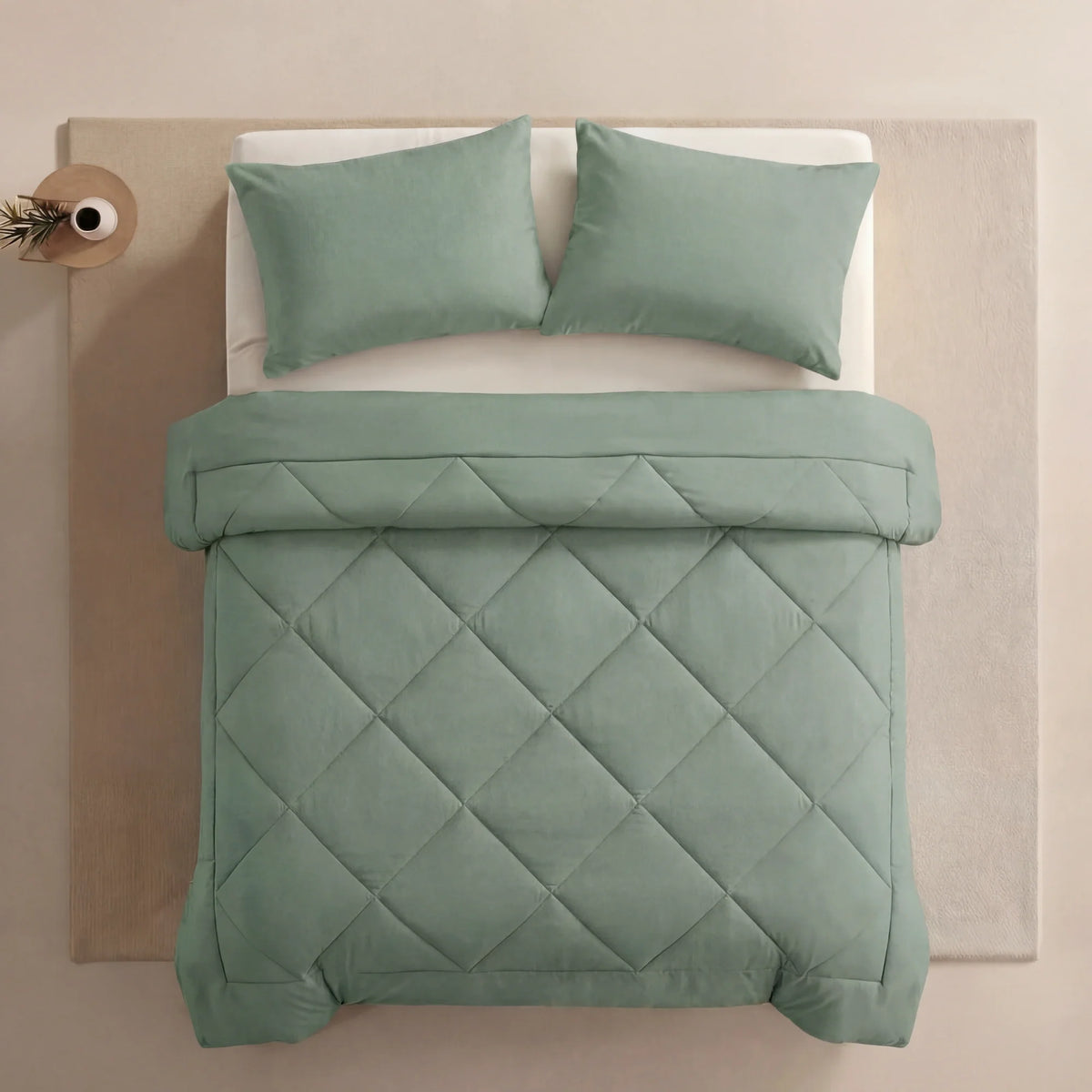 Piumino 2 in 1 Homyria – Verde menta