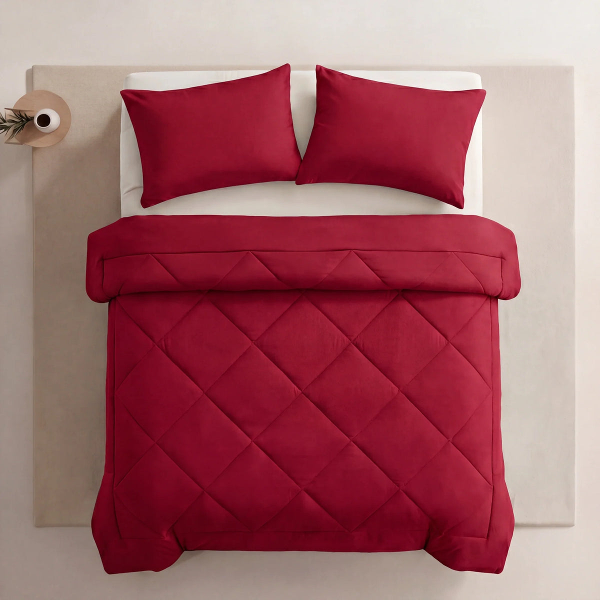 Piumino 2 in 1 Homyria – Rosso caminetto