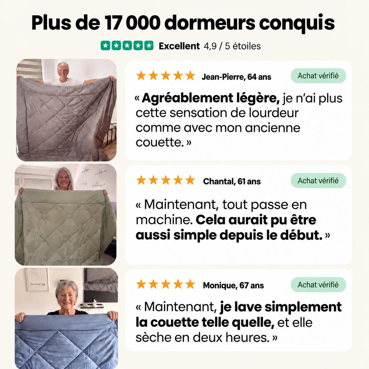 Couette 2 en 1 Homyria – Confort, entretien et avis clients