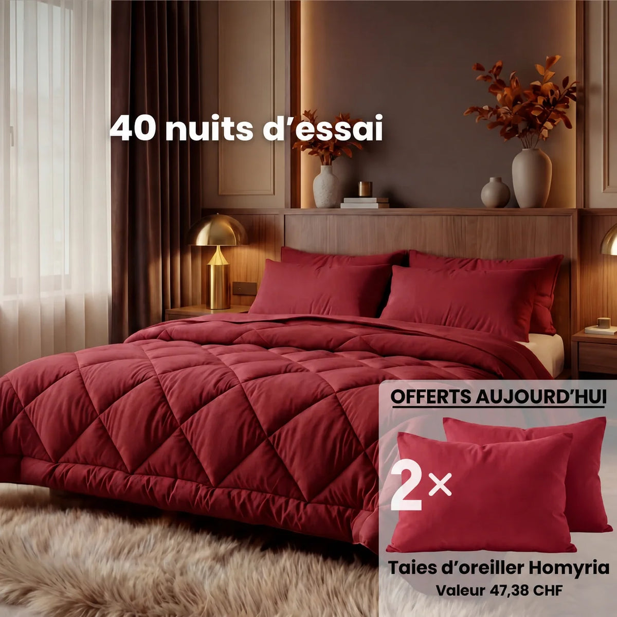 Couette 2 en 1 Homyria – Confort, entretien et avis clients