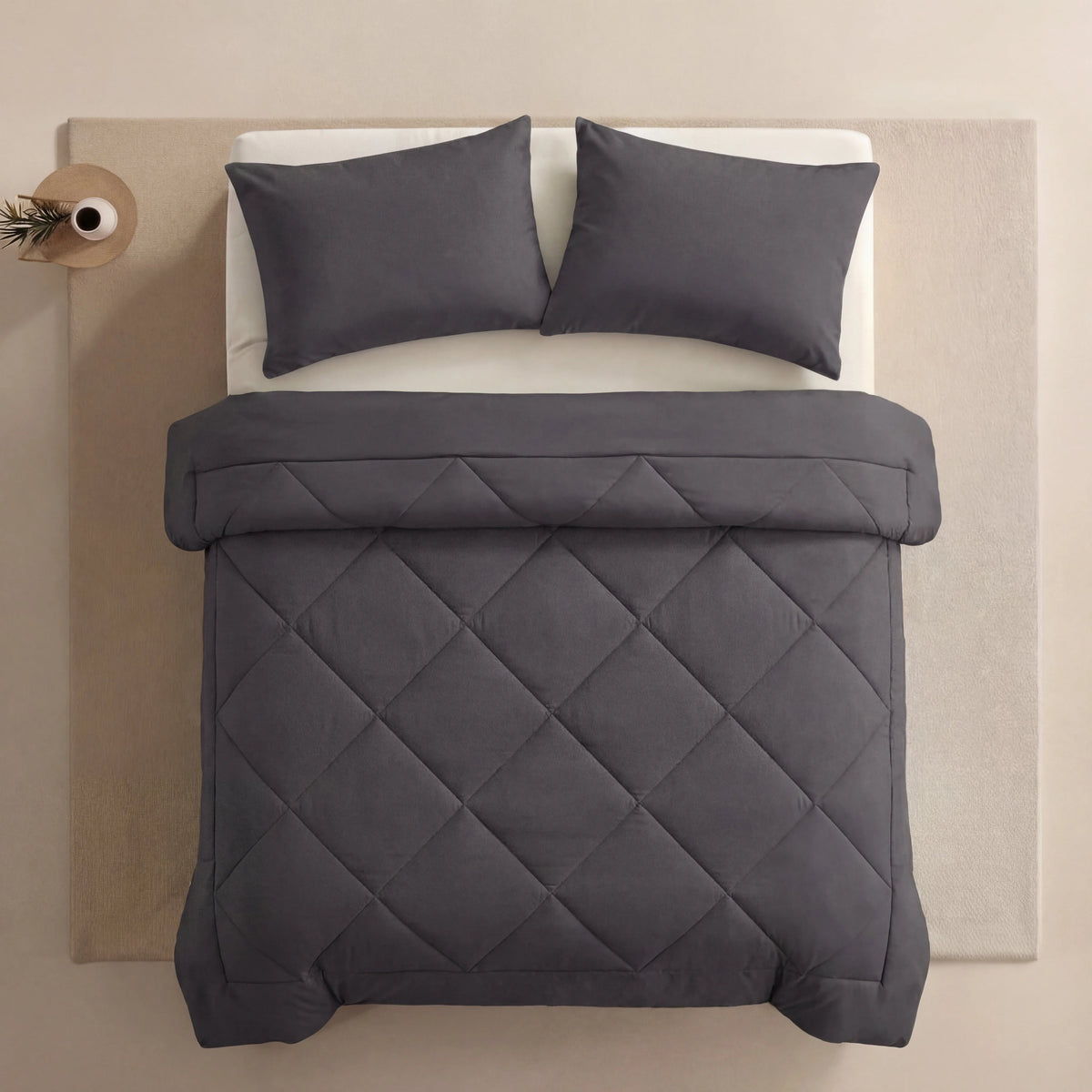 Piumino 2 in 1 Homyria – Grigio luna