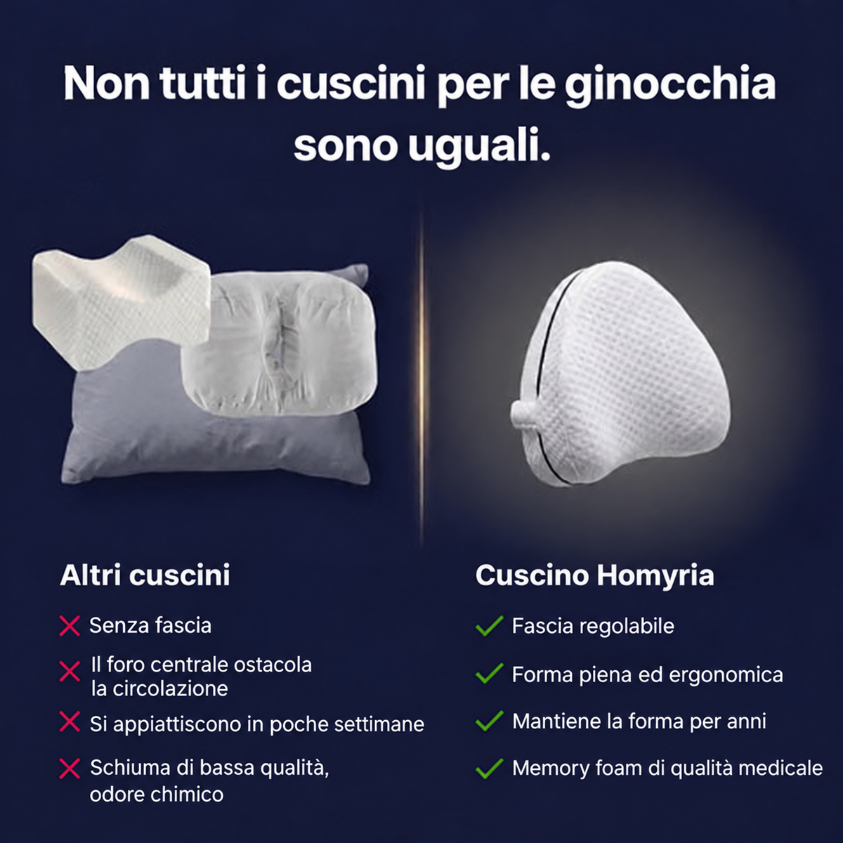 Cuscino per le ginocchia Homyria