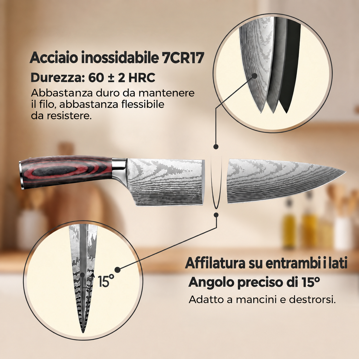 Set di coltelli Homyria