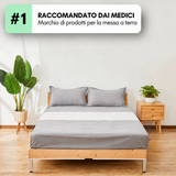 Lenzuolo Homyria su un letto matrimoniale