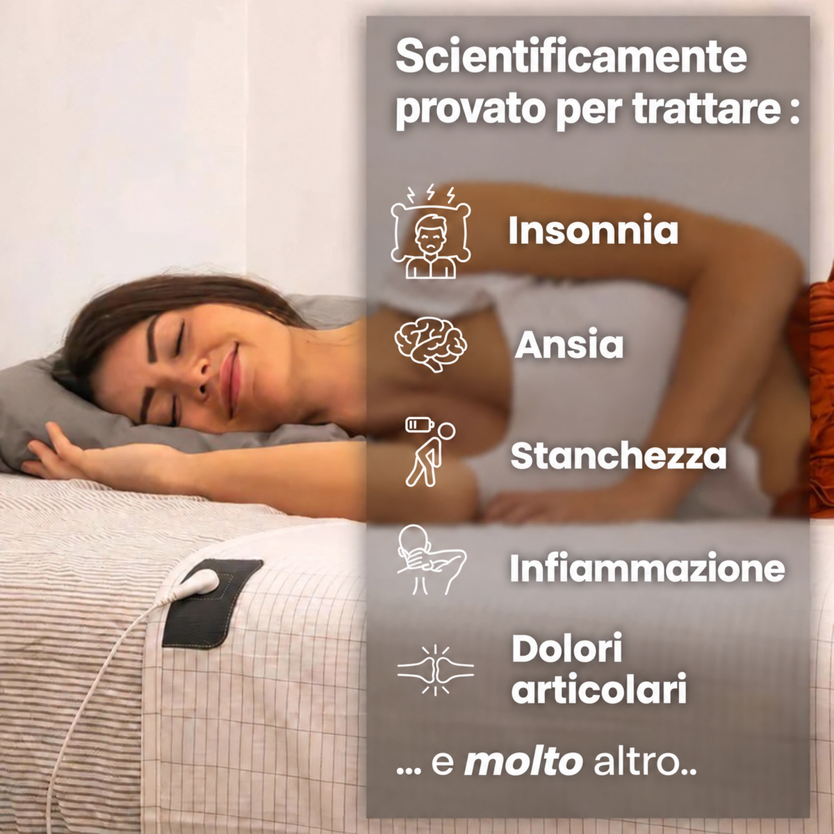 Panoramica dei benefici indicati nella scheda prodotto