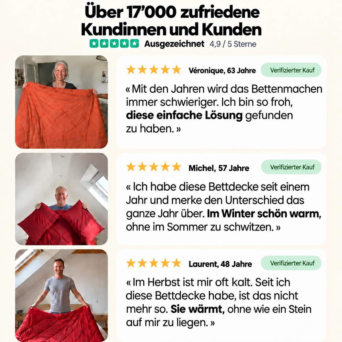 2-in-1-Bettdecke Homyria – Komfort, Pflege und Kundenbewertungen