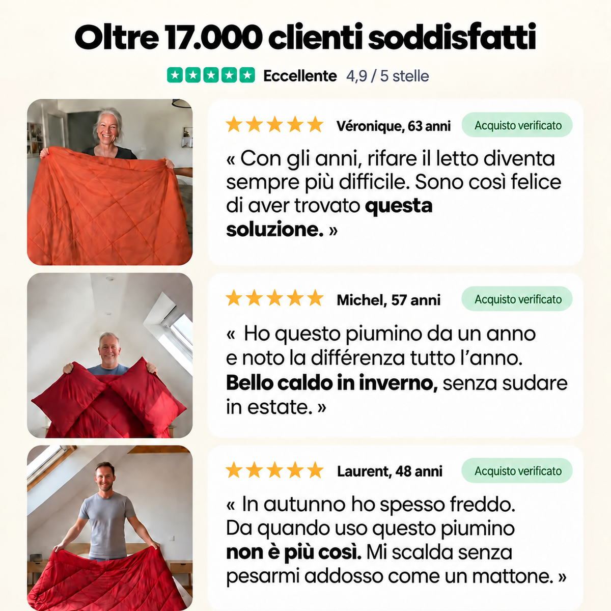 Piumino 2 in 1 Homyria – Comfort, manutenzione e recensioni dei clienti
