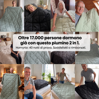 Piumino 2 in 1 Homyria – Comfort, manutenzione e recensioni dei clienti