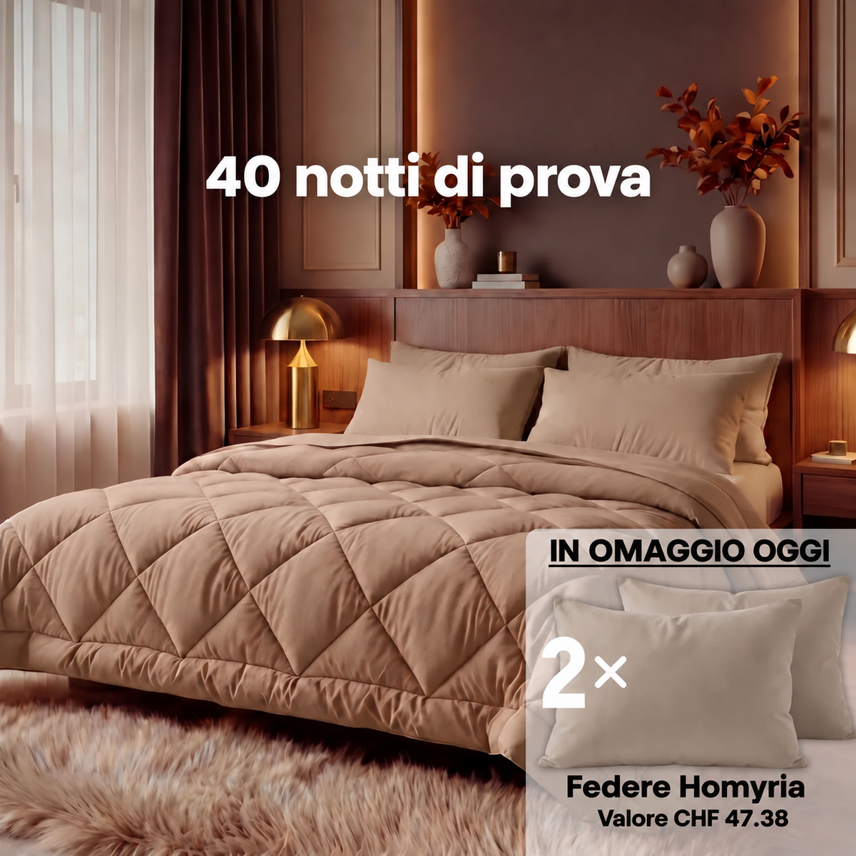Piumino 2 in 1 Homyria – Comfort, manutenzione e recensioni dei clienti