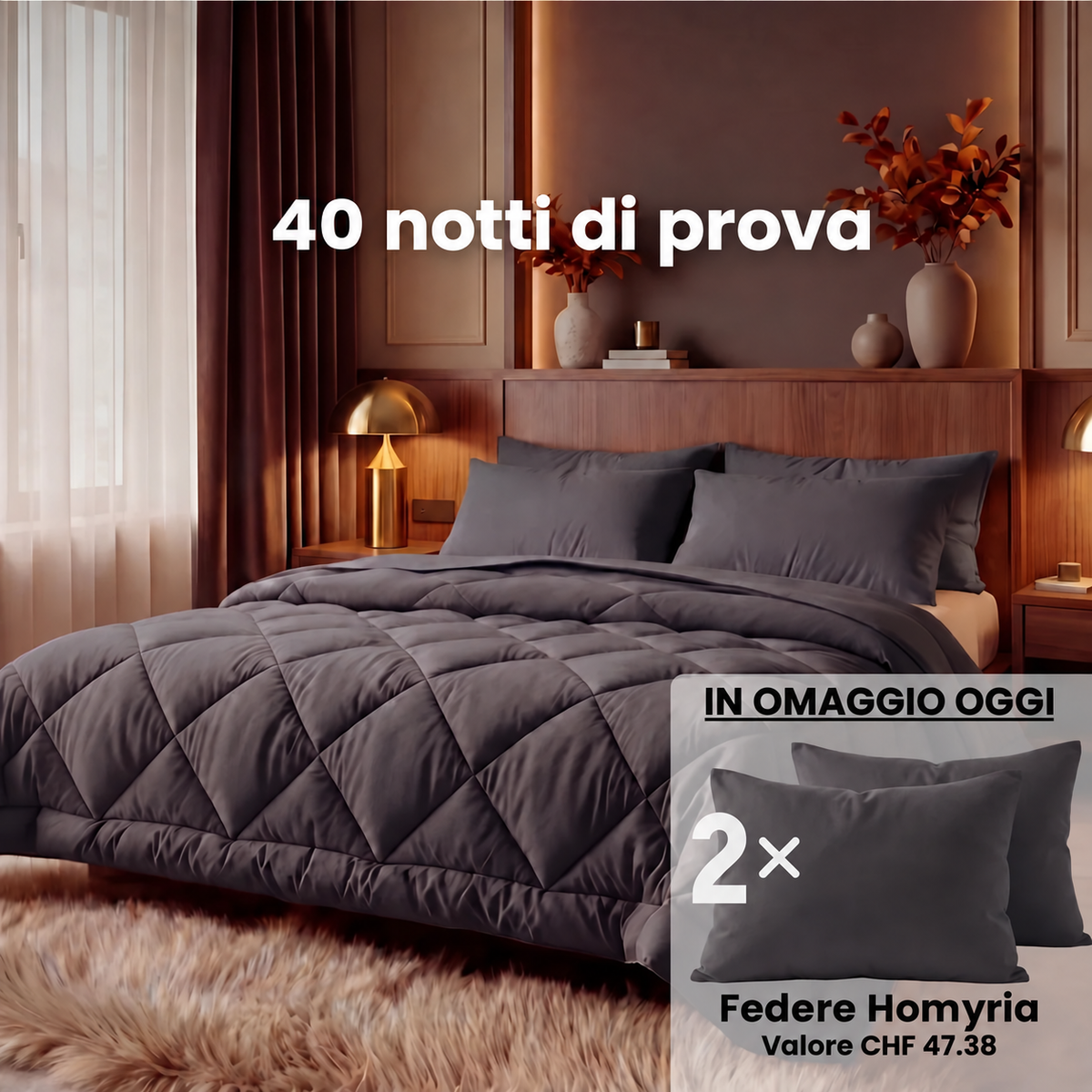 Piumino 2 in 1 Homyria – Comfort, manutenzione e recensioni dei clienti