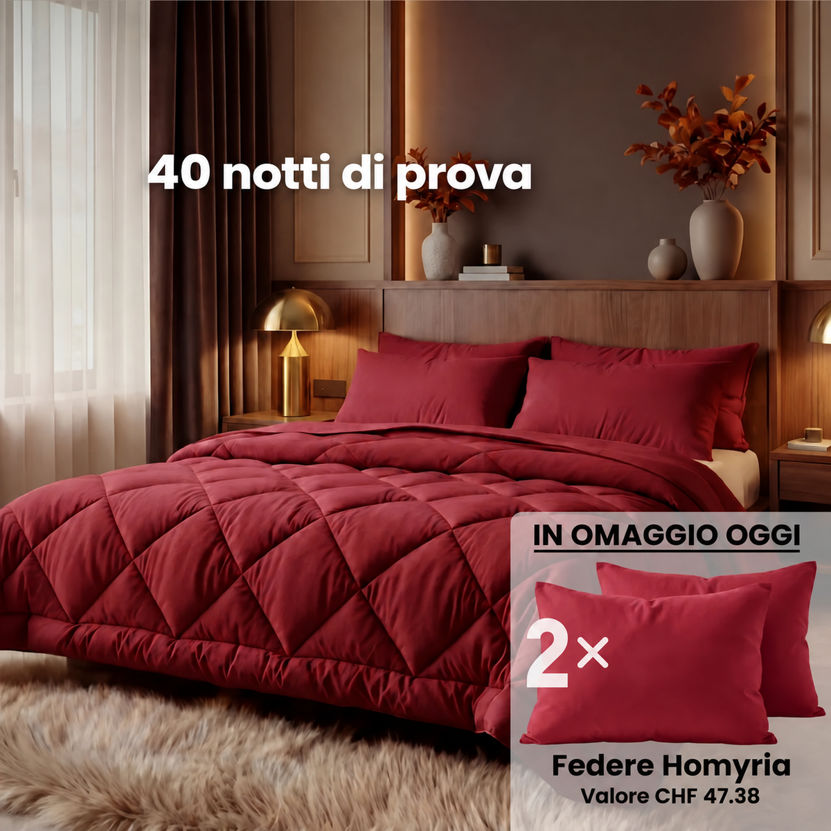 Piumino 2 in 1 Homyria – Comfort, manutenzione e recensioni dei clienti