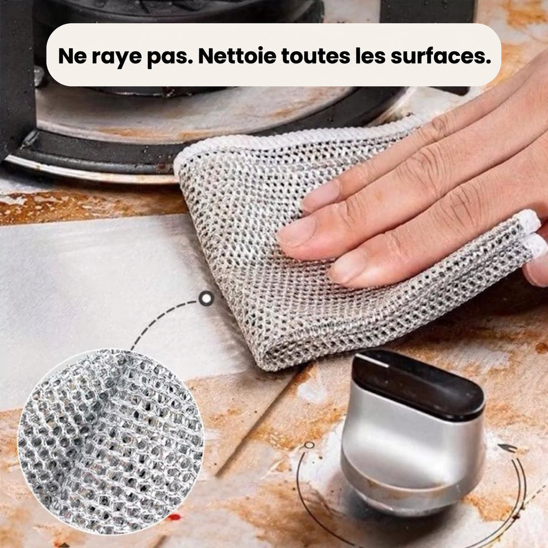 Homyria nettoie les surfaces sans les rayer
