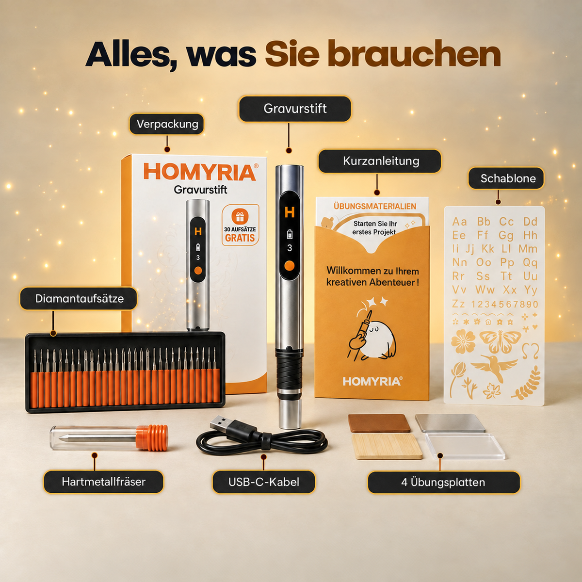 Homyria Gravurstift