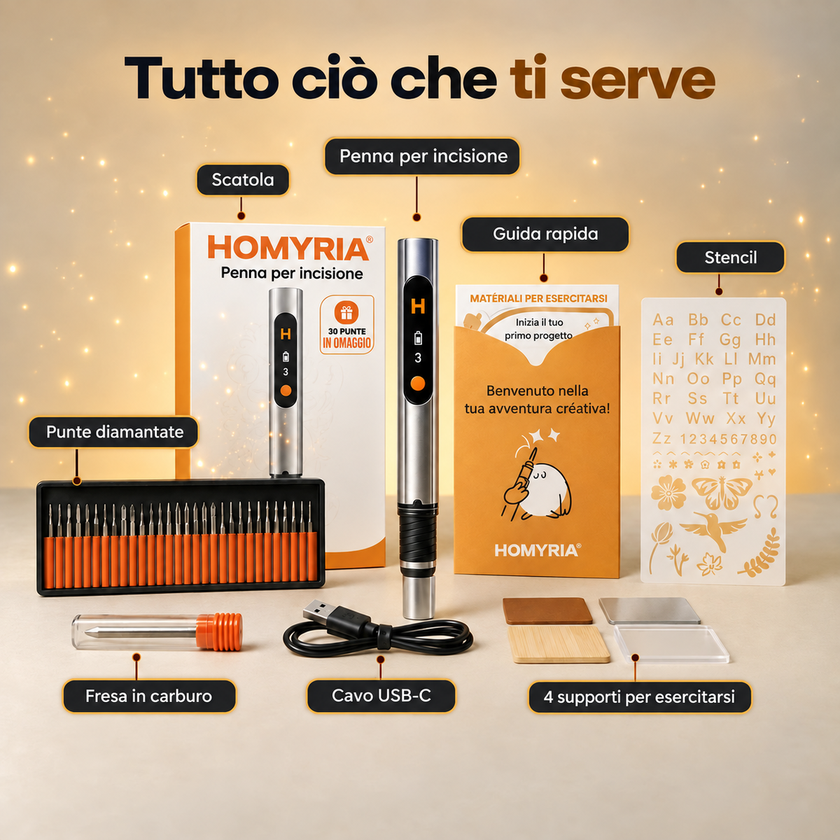 Penna per incisione Homyria