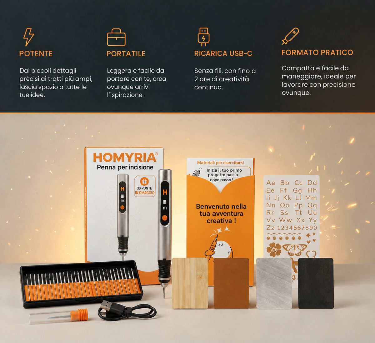 Penna per incisione Homyria