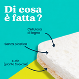 Homyria — cellulosa e luffa