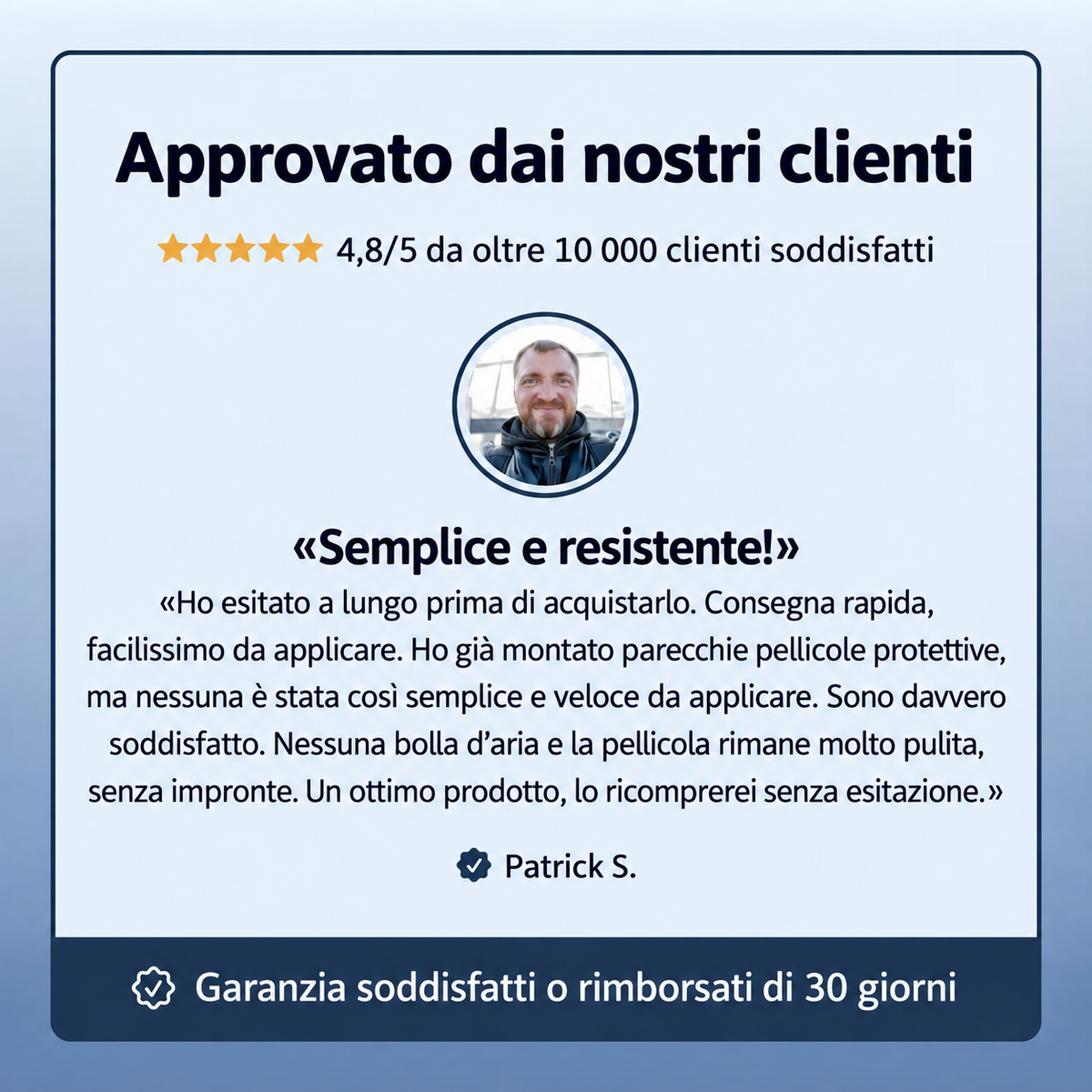 Protezione schermo 3 in 1 Homyria