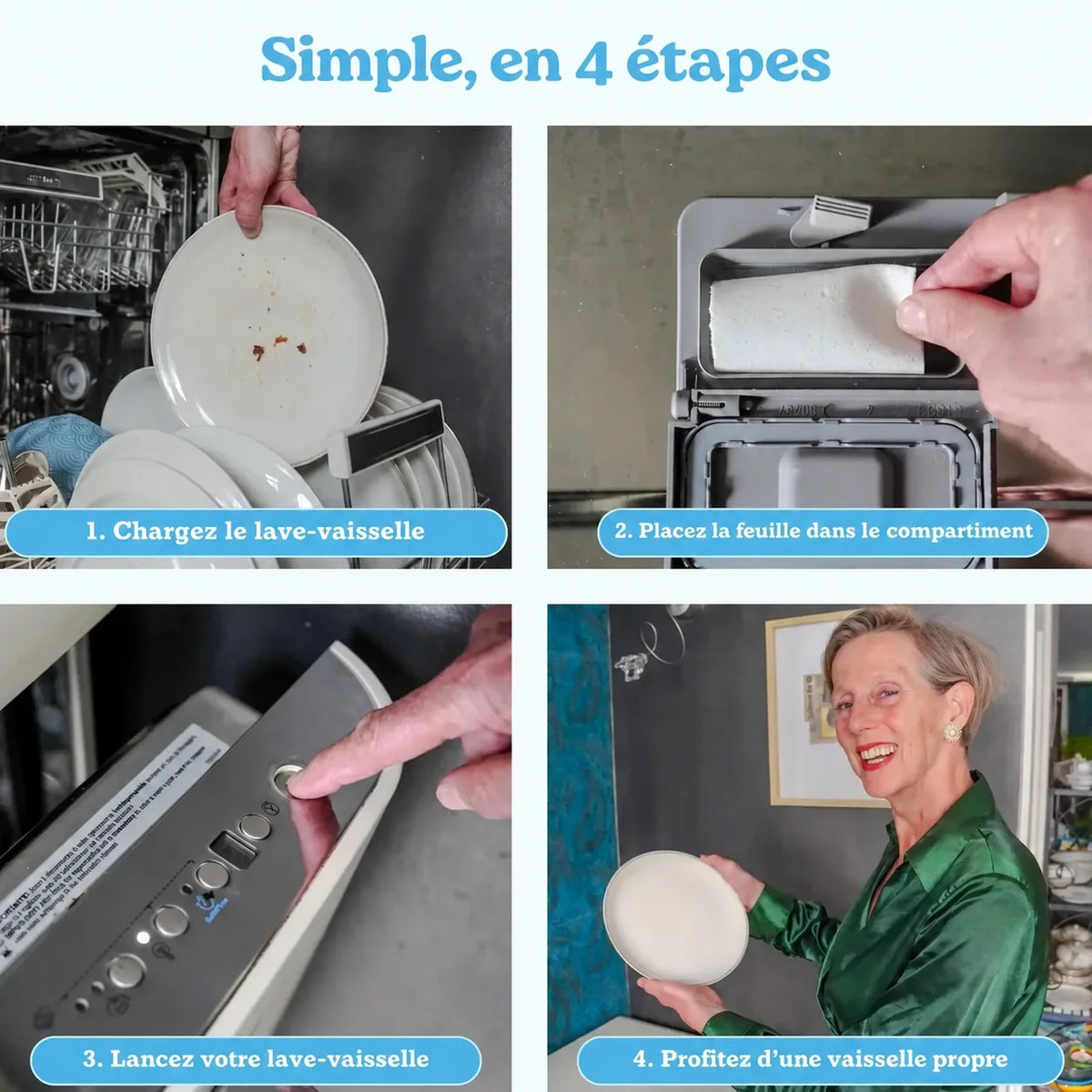 Comment utiliser les feuilles lave-vaisselle