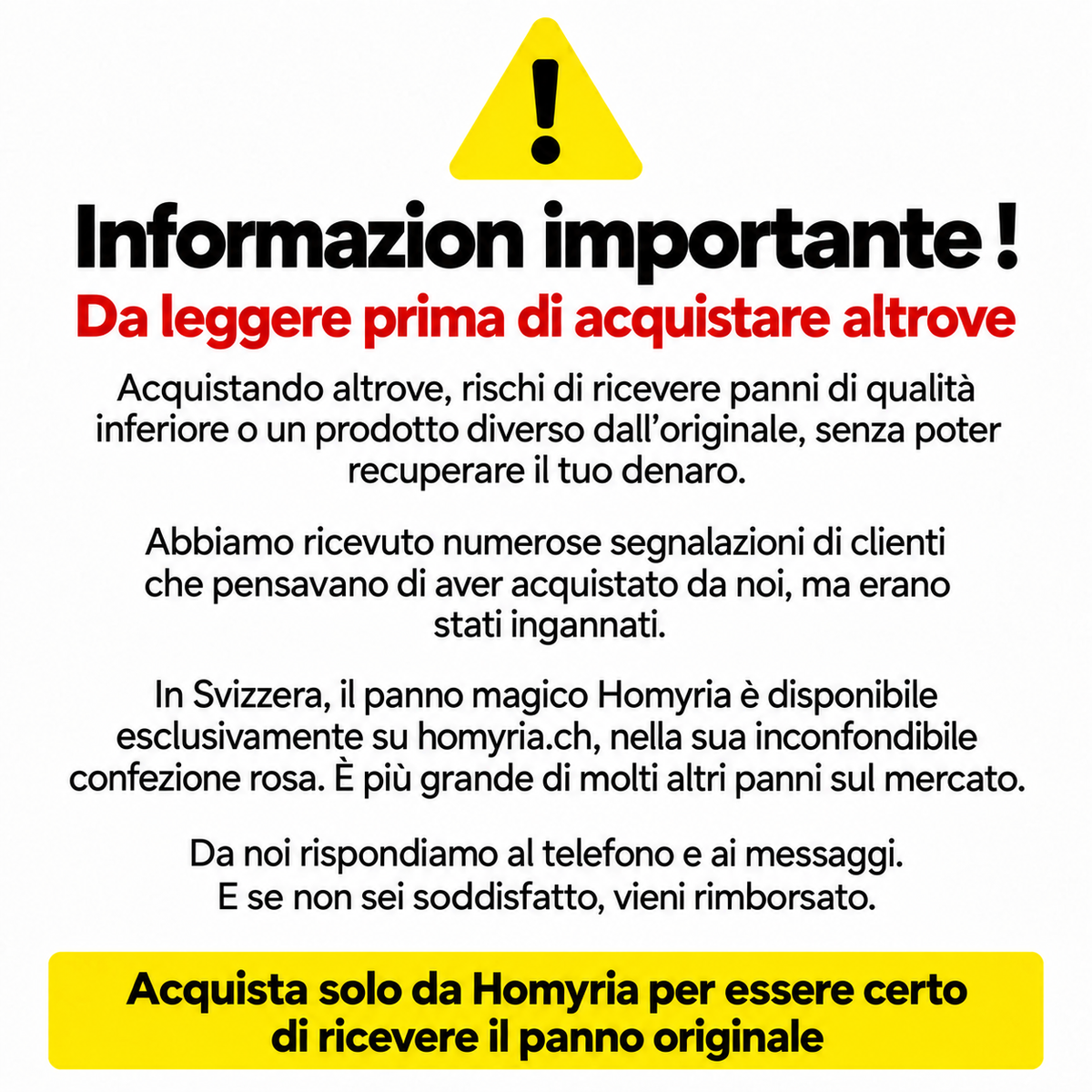 Panno magico in microfibra Homyria (set da 5)