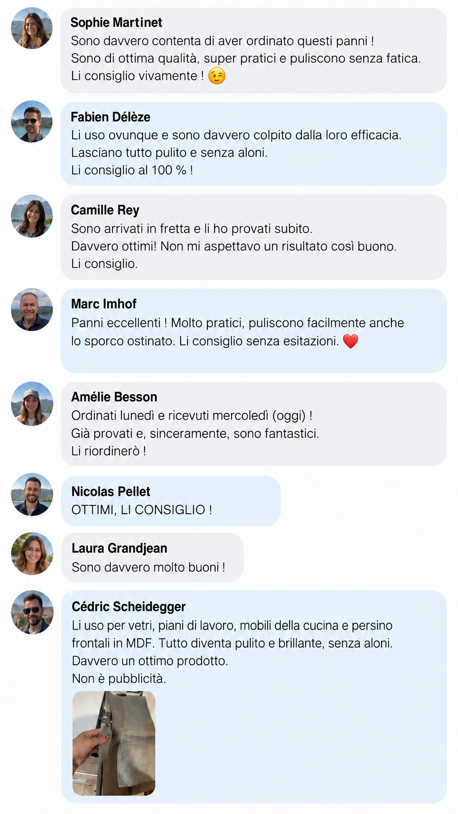 Recensioni del panno magico Homyria