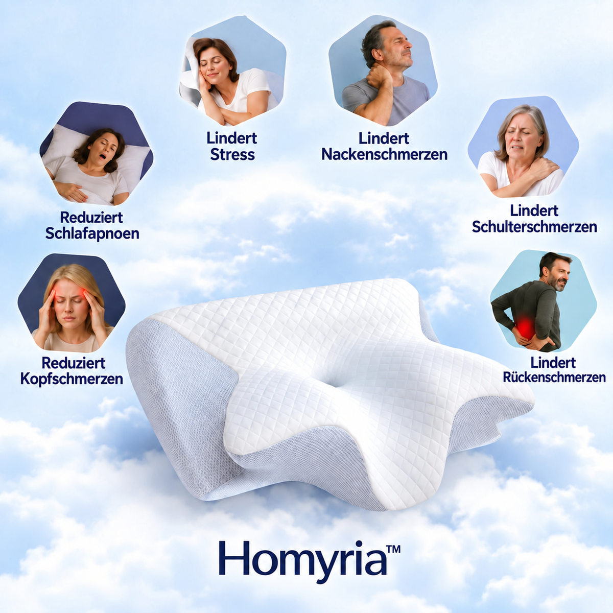 Homyria Kopfkissen – Komfort und Anwendung