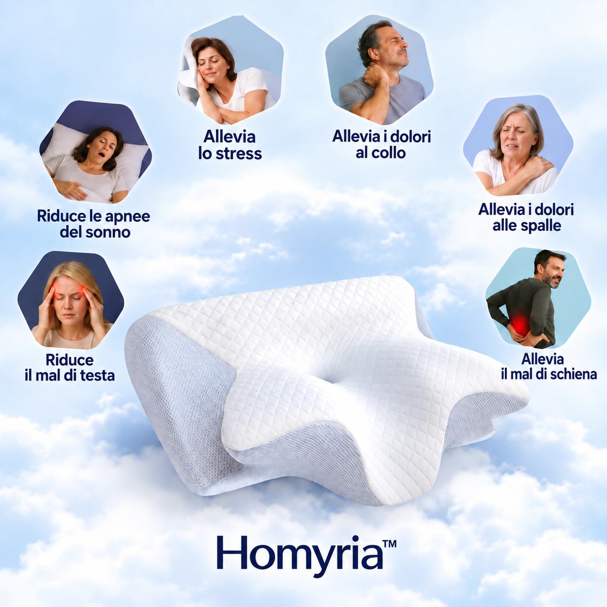 Cuscino Homyria – comfort e utilizzo