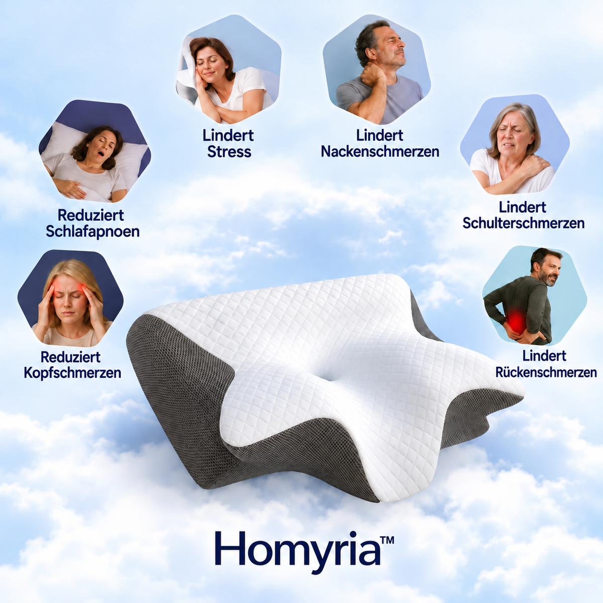Homyria Kopfkissen – Komfort und Anwendung