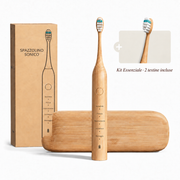 Kit Essenziale Homyria con due testine in totale e custodia in bambù