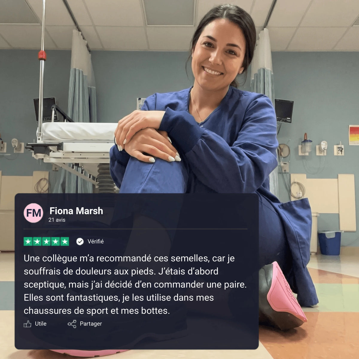Avis client sur les semelles