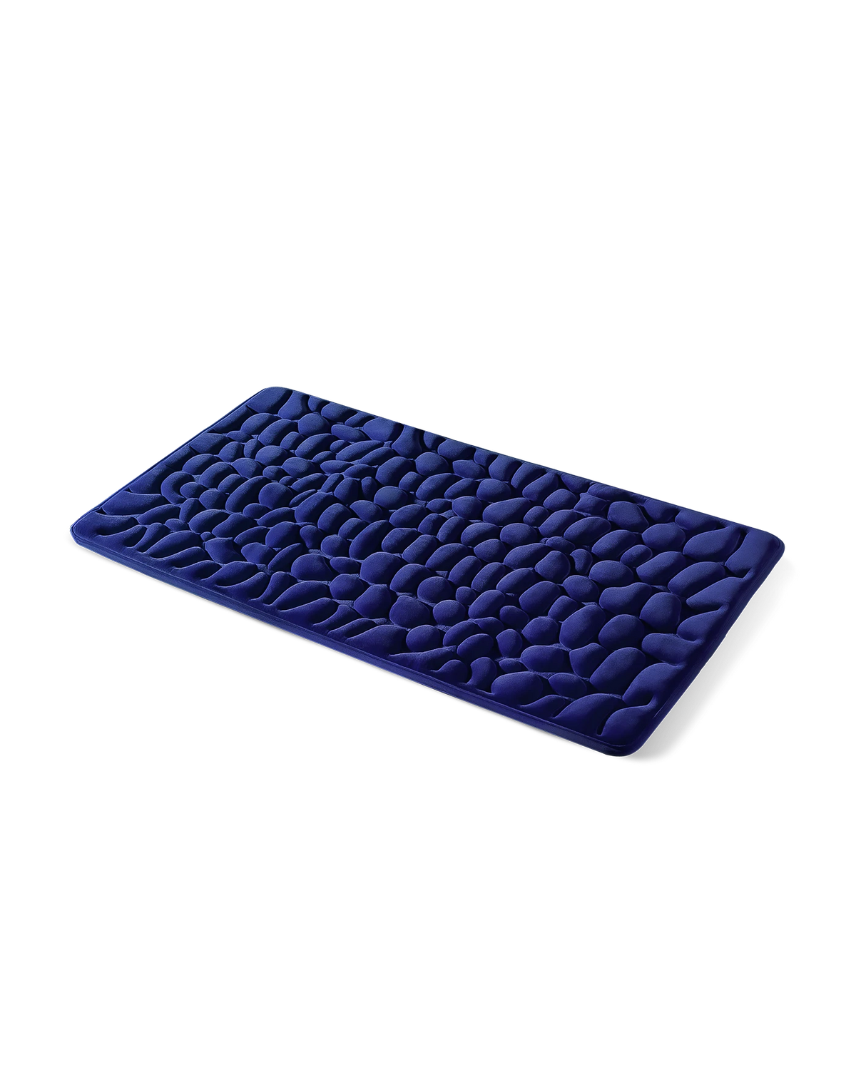 Tapis de bain galet Homyria — Bleu Marin — 60 × 110 cm