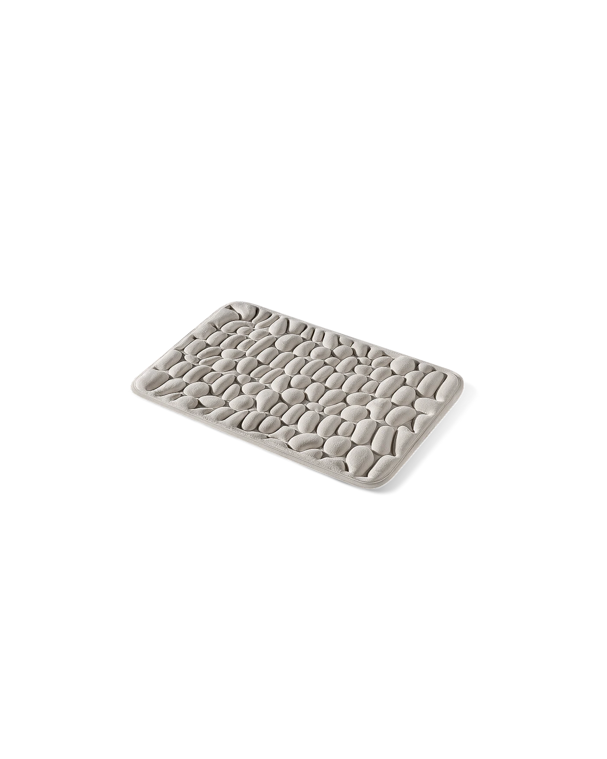 Tapis de bain galet Homyria — Gris Galet — 40 × 60 cm