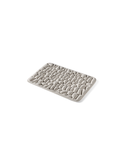 Tapis de bain galet Homyria — Gris Galet — 40 × 60 cm