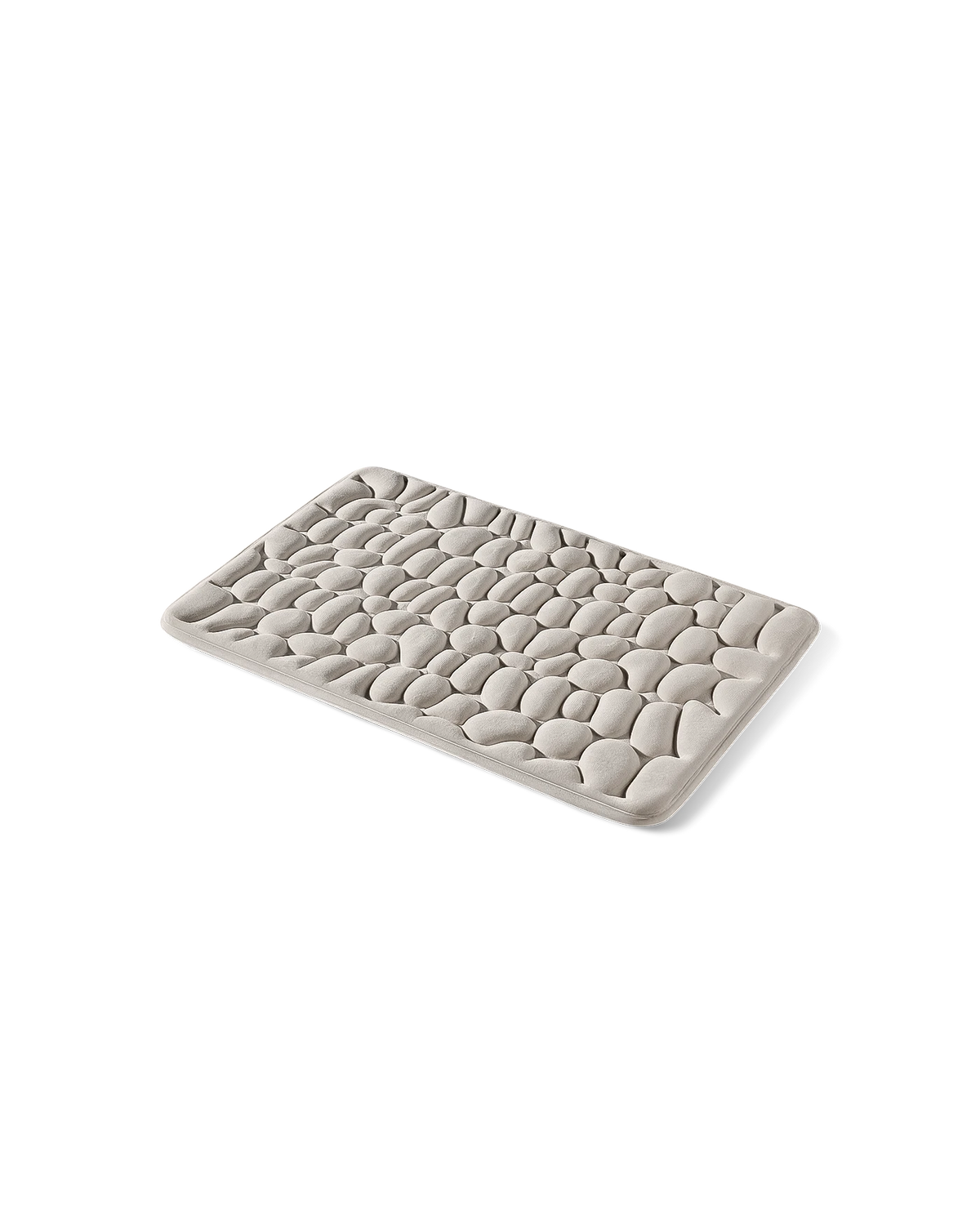 Tapis de bain galet Homyria — Gris Galet — 50 × 80 cm